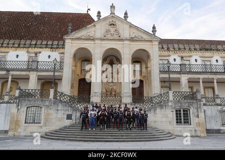 WRC Team nella cerimonia di partenza del WRC Vodafone Rally Portogallo 2021 a Matosinhos - Portogallo, il 20 maggio 2021. (Foto di Paulo Oliveira/NurPhoto) Foto Stock