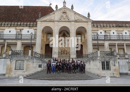 WRC Team nella cerimonia di partenza del WRC Vodafone Rally Portogallo 2021 a Matosinhos - Portogallo, il 20 maggio 2021. (Foto di Paulo Oliveira/NurPhoto) Foto Stock