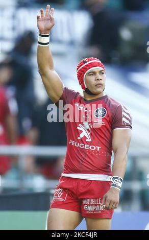 Francois Cros di Tolosa durante la finale di Heineken Champions Cup tra la Rochelle e Tolosa allo Stadio Twickenham il 22 maggio 2021 a Londra , Inghilterra (Photo by Action Foto Sport/NurPhoto) Foto Stock