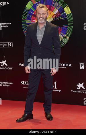 Fernando Tejero partecipa al '24th Malaga Film Festival' Photocall al Circolo de las Artes di Madrid, Spagna (Photo by Carlos Dafonte/NurPhoto) Foto Stock