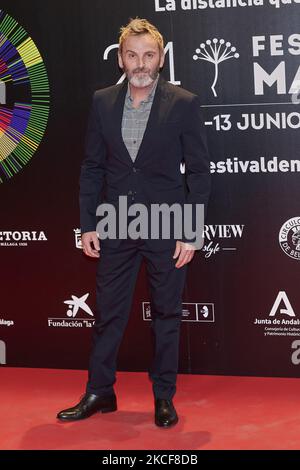 Fernando Tejero partecipa al '24th Malaga Film Festival' Photocall al Circolo de las Artes di Madrid, Spagna (Photo by Carlos Dafonte/NurPhoto) Foto Stock