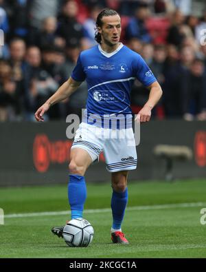 Jamie Sterry di Hartlepool United durante la Vanarama National League Play Off Final tra Hartlepool United e Torquay United ad Ashton Gate, Bristol, Regno Unito il 20th giugno 2021. (Foto di Mark Fletcher/MI News/NurPhoto) Foto Stock