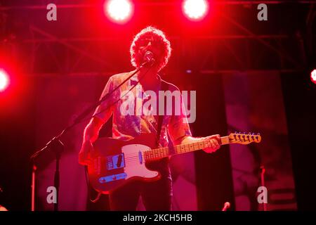 Cimini suona dal vivo per Bergamo1000 a Piazzale degli Alpini il 10 luglio 2021 a Milano. (Foto di Alessandro Bremec/NurPhoto) Foto Stock