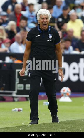 Gian Piero Gasperini Capo allenatore di Atalanta B.C durante la Betway Cup tra West Ham United e Atalanta allo stadio di Londra , Londra, Inghilterra il 07th agosto 2021 (Photo by Action Foto Sport/NurPhoto) Foto Stock