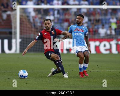 Milano Badelj durante la Serie Una partita tra Genova CFC e SSC Napoli allo Stadio Luigi Ferraris il 29 agosto 2021 a Genova. (Foto di Loris Roselli/NurPhoto) Foto Stock