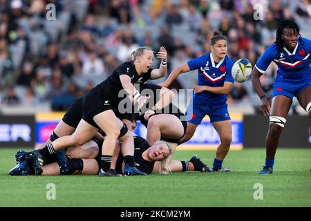 Il cocktail Kendra della Nuova Zelanda durante la semifinale della Coppa del mondo di rugby femminile all'Eden Park, Auckland. Data immagine: Sabato 5 novembre 2022. Foto Stock