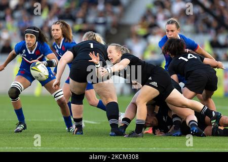 Il cocktail Kendra della Nuova Zelanda durante la semifinale della Coppa del mondo di rugby femminile all'Eden Park, Auckland. Data immagine: Sabato 5 novembre 2022. Foto Stock