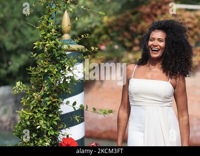 Denny Méndez durante il 78th° Festival Internazionale del Cinema di Venezia, il 07 settembre 2021 a Venezia. (Foto di Matteo Chinellato/NurPhoto) Foto Stock