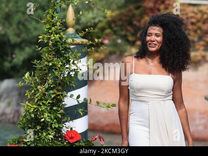 Denny Méndez durante il 78th° Festival Internazionale del Cinema di Venezia, il 07 settembre 2021 a Venezia. (Foto di Matteo Chinellato/NurPhoto) Foto Stock