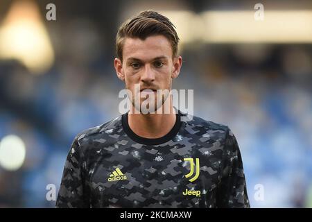 Daniele Rugani della Juventus FC durante la Serie A match tra SSC Napoli e Juventus FC allo Stadio Diego Armando Maradona Napoli Italia il 11 settembre 2021. (Foto di Franco Romano/NurPhoto) Foto Stock
