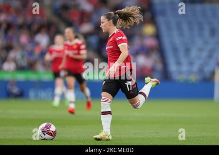 Ona Batlle del Manchester United durante il Barclays fa Women's Super League match tra Leicester City e Manchester United al King Power Stadium di Leicester domenica 12th settembre 2021. (Foto di James Holyoak/MI News/NurPhoto) Foto Stock