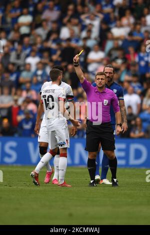 Ryan Christie durante la partita del campionato Sky Bet tra Cardiff City e AFC Bournemouth al Cardiff City Stadium il 18 settembre 2021 a Cardiff, Galles. (Foto di MI News/NurPhoto) Foto Stock