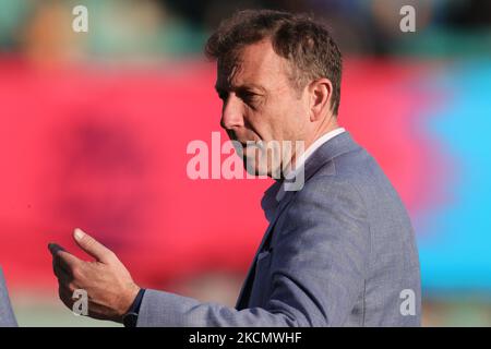 Sydney, Australia. 05th Nov 2022. L'ex capitano d'Inghilterra Michael Atherton durante l'ICC Mens T20 World Cup 2022 match tra Inghilterra e Sri Lanka al Sydney Cricket Ground, Sydney, Australia, il 5 novembre 2022. Foto di Peter Dovgan. Solo per uso editoriale, licenza richiesta per uso commerciale. Non è utilizzabile nelle scommesse, nei giochi o nelle pubblicazioni di un singolo club/campionato/giocatore. Credit: UK Sports Pics Ltd/Alamy Live News Foto Stock