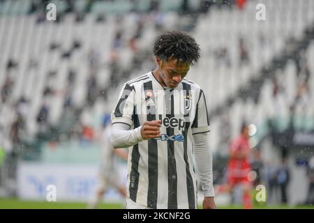 Juan Cuadrado della Juventus FC delusione durante la Serie A match tra Juventus FC e Sampdoria allo Stadio Allianz di Torino, il 26 settembre 2021 (Photo by Alberto Gandolfo/NurPhoto) Foto Stock