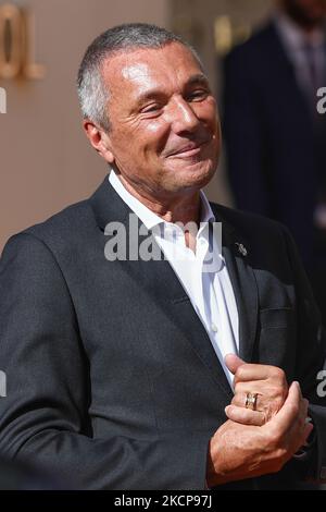 Jean-Christophe Babin durante la manifestazione Bulgari Serpenti Metamorphosis che si terrà a Milano il 6 ottobre 2021. (Foto di Jakub Porzycki/NurPhoto) Foto Stock