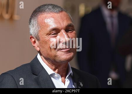 Jean-Christophe Babin durante la manifestazione Bulgari Serpenti Metamorphosis che si terrà a Milano il 6 ottobre 2021. (Foto di Jakub Porzycki/NurPhoto) Foto Stock