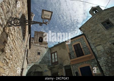 Vicari Old Village in Sicilia, Italia Foto Stock