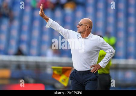 Davide Ballardini (Genova)
 allenatore di testa durante la serie calcistica italiana A match Genoa CFC vs US Sassuolo il 17 ottobre 2021 allo stadio Luigi Ferraris di Genova (Photo by Danilo Vigo/LiveMedia/NurPhoto) Foto Stock
