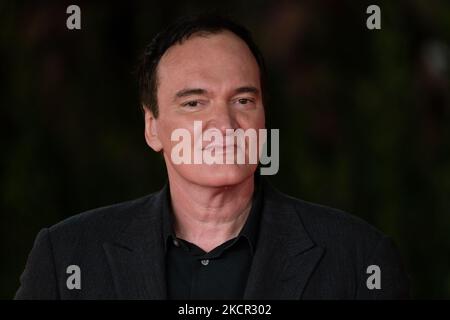 Quentin Tarantino partecipa al "close counter red carpet" durante il 16th° festival del cinema di Roma 2021 il 19 ottobre 2021 a Roma (Photo by Luca Carlino/NurPhoto) Foto Stock