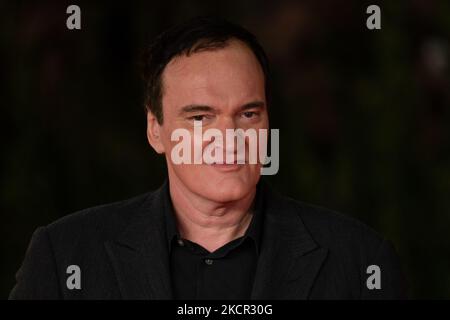 Quentin Tarantino partecipa al "close counter red carpet" durante il 16th° festival del cinema di Roma 2021 il 19 ottobre 2021 a Roma (Photo by Luca Carlino/NurPhoto) Foto Stock