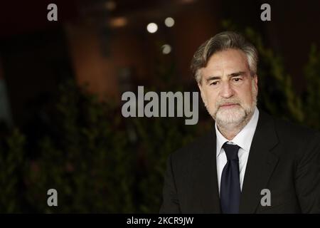 Max Tortora partecipa al tappeto rosso del film "vita da Carlo" durante il 16th° Festival del Cinema di Roma 2021 il 22 ottobre 2021 a Roma, Italia. (Foto di massimo Valicchia/NurPhoto) Foto Stock