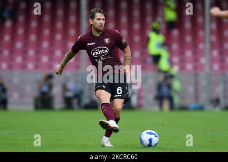 Stefan Strandberg di US Salernitana 1919 durante la Serie A match tra US Salernitana 1919 e Empoli FC allo Stadio Arechi di Salerno, Italia, il 23 ottobre 2021. (Foto di Giuseppe Maffia/NurPhoto) Foto Stock