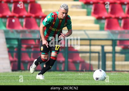 Falletti Cesar (Ternana) durante il Campionato Italiano di Calcio League BKT Ternana Calcio vs LR Vicenza il 23 ottobre 2021 allo Stadio libero liberati di Terni (Foto di Luca Marchetti/LiveMedia/NurPhoto) Foto Stock