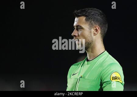 Werkendam - arbitro Marc Nagtegaal durante la Toto KNVB Cup match tra Kozak Boys e Vitesse allo Sportpark de Zwaaier il 19 ottobre 2022 a Werkendam, Paesi Bassi. ANP | Dutch Height | BART STOUTJEDIJK Foto Stock