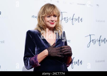 L'attrice spagnola Emma Suarez partecipa alla prima 'Josefina' al Palacio De la Prensa Cinema il 03 novembre 2021 a Madrid, Spagna. (Foto di Oscar Gonzalez/NurPhoto) Foto Stock