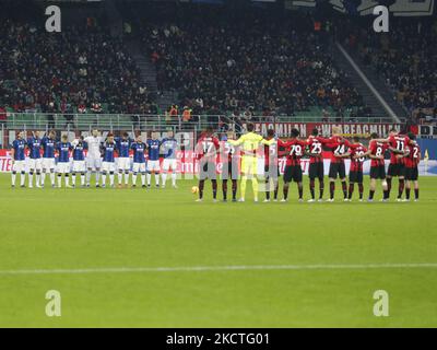 Squadra di Milano e Inter Team durante la Serie Una partita tra Milano e Inter a Milano, il 07 novembre 2021 (Foto di Loris Roselli/NurPhoto) Foto Stock