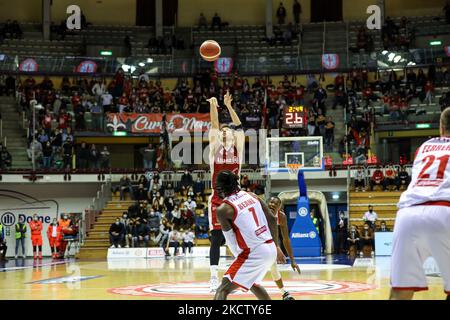 Fernandez (Allianz Pallacanestro Trieste) durante il Campionato Italiano di Basket A Serie Allianz Pallacanestro Trieste vs Openjobmetis Varese il 14 novembre 2021 al Duomo di Allianz a Trieste (Foto di Luca Tedeschi/LiveMedia/NurPhoto) Foto Stock