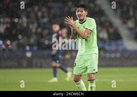 Unai Vencedor del Club Athletic de Bilbao durante la partita spagnola la Liga tra il Levante UD vs il Club Athletic de Bilbao allo Stadio Ciutat de Valencia il 19 novembre 2021. (Foto di Jose Miguel Fernandez/NurPhoto) Foto Stock