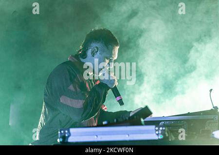 Cosmo suona dal vivo ad Alcatraz il 23 novembre 2021 a Milano. (Foto di Roberto Finizio/NurPhoto) Foto Stock