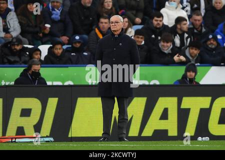 Claudio Ranieri, manager di Watford durante la partita della Premier League tra Leicester City e Watford al King Power Stadium di Leicester domenica 28th novembre 2021. (Foto di Jon Hobley/MI News/NurPhoto) Foto Stock