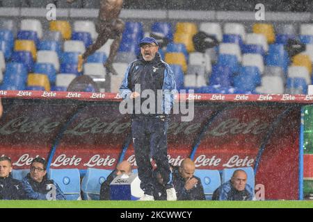 Maurizio Sarri Capo Coach della SS Lazio durante la Serie A match tra SSC Napoli e SS Lazio allo Stadio Diego Armando Maradona Napoli Italia il 28 novembre 2021. (Foto di Franco Romano/NurPhoto) Foto Stock