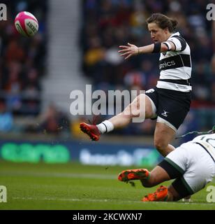 Katy Daley-McLean (sale Sharks) dei barbari durante la Killik Cup match tra le barbari Donne e le SpringBox Donne XV al Twickenham Stadium il 27th novembre 2021 a Londra, Inghilterra (Photo by Action Foto Sport/NurPhoto) Foto Stock