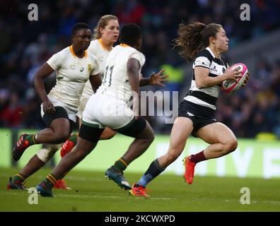 Rhona Lloyd (Les Lionnes Du Stade Bordelais) dei barbari durante la Killik Cup match tra le donne barbari e le donne SpringBox XV al Twickenham Stadium il 27th novembre 2021 a Londra, Inghilterra (Photo by Action Foto Sport/NurPhoto) Foto Stock