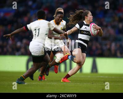 Rhona Lloyd (Les Lionnes Du Stade Bordelais) dei barbari durante la Killik Cup match tra le donne barbari e le donne SpringBox XV al Twickenham Stadium il 27th novembre 2021 a Londra, Inghilterra (Photo by Action Foto Sport/NurPhoto) Foto Stock