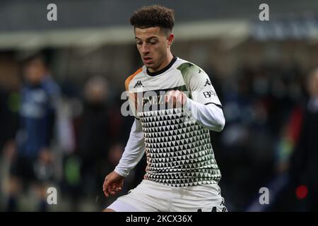 Ethan Ampadu (Venezia FC) durante la serie di calcio italiana A match Atalanta BC vs Venezia FC il 30 novembre 2021 allo Stadio Gewiss di Bergamo (Photo by Francesco Scaccianoce/LiveMedia/NurPhoto) Foto Stock