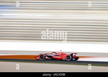 27 Jake Dennis (gbr), Andretti Formula e Avalanche, in azione durante il test pre-stagionale ABB Formula e sul circuito Ricardo Tormo di Valencia il 30 novembre in Spagna. (Foto di Xavier Bonilla/NurPhoto) Foto Stock