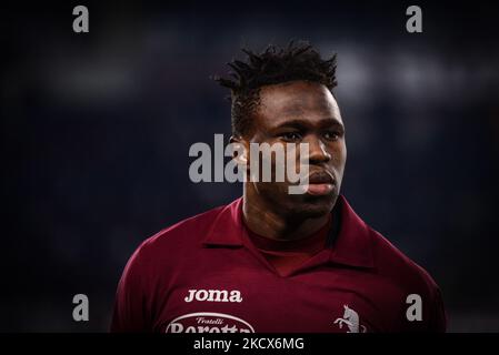 Wilfred Singo di Torino FC durante la Serie A match tra Torino FC e Empoli FC allo Stadio Olimpico Grande Torino, Italia il 2 dicembre 2021 (Photo by Alberto Gandolfo/NurPhoto) Foto Stock