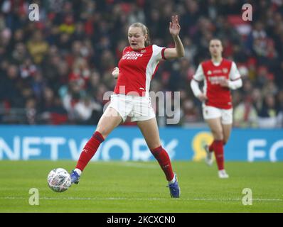 Frida Maanum of Arsenal durante la Vitality Women's fa Cup Final 2021 tra Arsenal e Chelsea allo stadio di Wembley, Londra, Inghilterra il 05th dicembre 2021 (Photo by Action Foto Sport/NurPhoto) Foto Stock