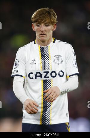 Lucas Digne di Everton durante la Premier League tra Crystal Palace ed Everton al Selhurst Park Stadium, Londra il 12th dicembre 2021 (Photo by Action Foto Sport/NurPhoto) Foto Stock