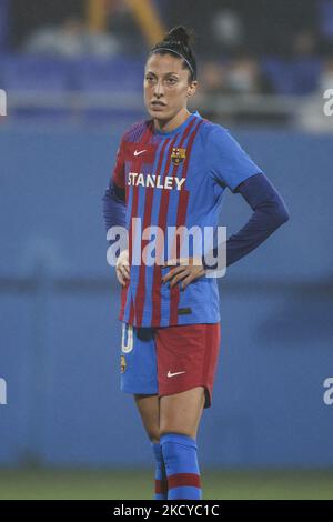 10 Jenni Hermoso del FC Barcelona durante la partita la Liga Iberdrola tra il FC Barcelona e il Madrid CFF allo stadio Johan Cruyff il 22 dicembre 2021 a Barcellona, Spagna. (Foto di Xavier Bonilla/NurPhoto) Foto Stock