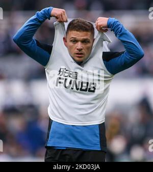 Newcastle United's Kieran Trippier durante la partita della fa Cup tra Newcastle United e Cambridge United al St. James's Park, Newcastle, sabato 8th gennaio 2022. (Foto di Michael driver/MI News/NurPhoto) Foto Stock