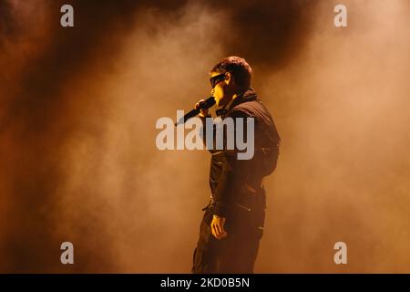 Concerto di SEN Senra al WiZink Center, il 13 gennaio 2022, a Madrid, Spagna. (Foto di Jon Imanol Reino/NurPhoto) Foto Stock