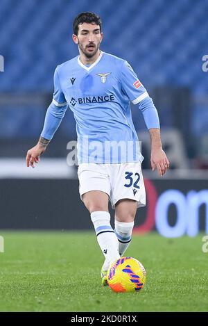 Danilo Cataldi della SS Lazio durante la partita di Coppa Italia tra SS Lazio e Udinese Calcio allo Stadio Olimpico di Roma il 18 gennaio 2022. (Foto di Giuseppe Maffia/NurPhoto) Foto Stock