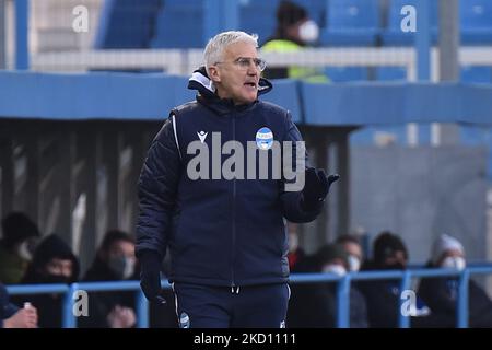 Allenatore della Spal Roberto Venturato durante la partita di calcio italiana Serie B SPAL vs AC Pisa il 22 gennaio 2022 allo Stadio Paolo Mazza di Ferrara (Foto di Gabriele Masotti/LiveMedia/NurPhoto) Foto Stock