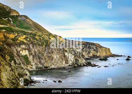 La splendida costa di Big sur in California con un tratto di aspre sezioni Foto Stock