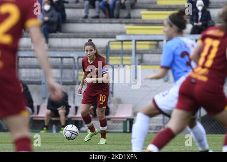 Manuela Giugliano di AS Roma durante la Serie Un incontro tra Roma Calcio e lo Stadio tre Fontane il 5 febbraio 2022 a Roma. (Foto di Gennaro Masi/LiveMedia/NurPhoto) Foto Stock